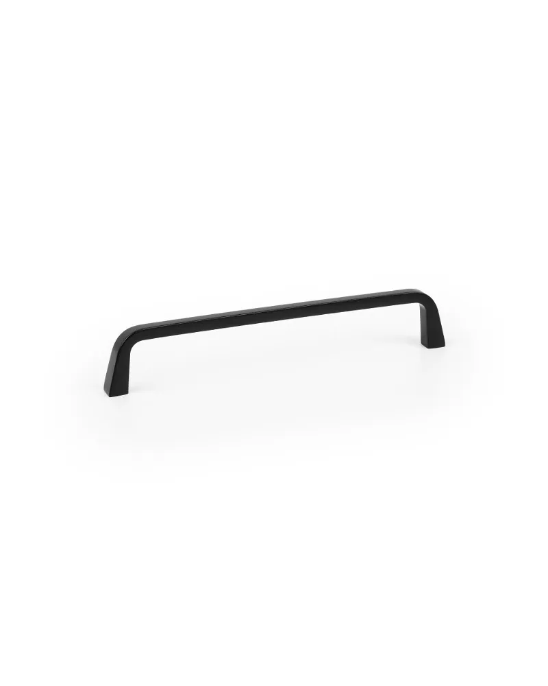 Tirador negro mate VIEFE Este CC160mm cocina moderna