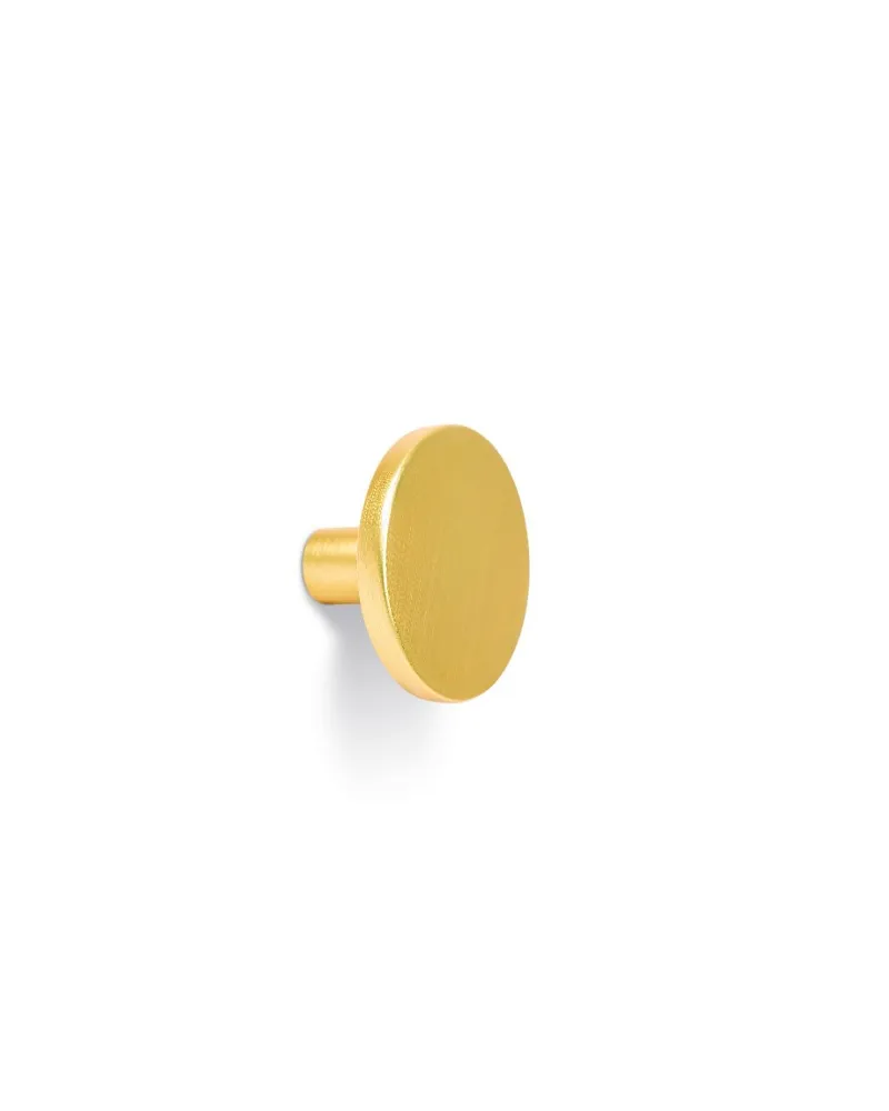 Pomo oro cepillado 26mm VIEFE Como para muebles