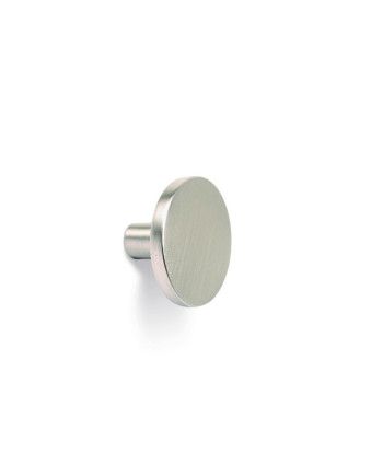 Pomo níquel cepillado 26mm VIEFE Como para armarios
