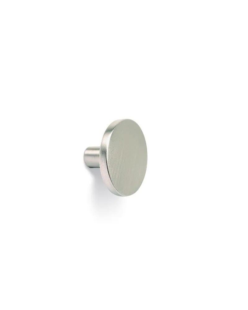 Pomo níquel cepillado 26mm VIEFE Como para armarios