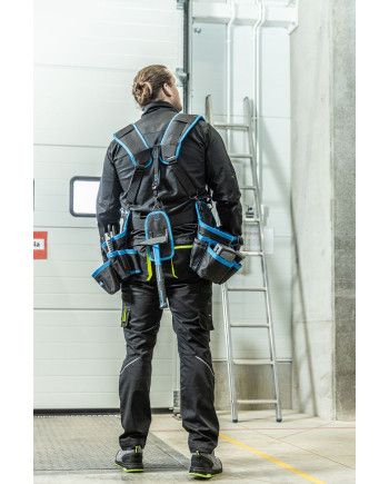 Pantalón Protección Elástico REETZ Negro Talla S-XL | Ropa Laboral