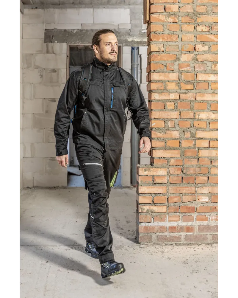 Pantalón Protección Elástico REETZ Negro Talla S-XL | Ropa Laboral