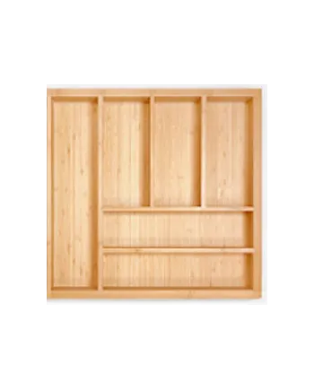 Cubertero de madera extensible abedul 600-900 mm GTV | Organizador cajón cocina