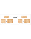 Cubertero de madera extensible 800-1100 mm | Organizador cajón cocina grande