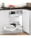 Esquinera Gemela NEO System 90 Blanco | Extraíble Cocina