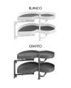 Esquinera Gemela NEO System 90 Blanco | Extraíble Cocina