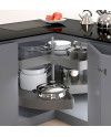 Mecanismo giratorio 270° PRO Grafito MOD 90 1 und | Ref. F20391