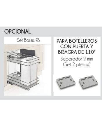 Separadores 9 mm para Botelleros | Organización Cocina