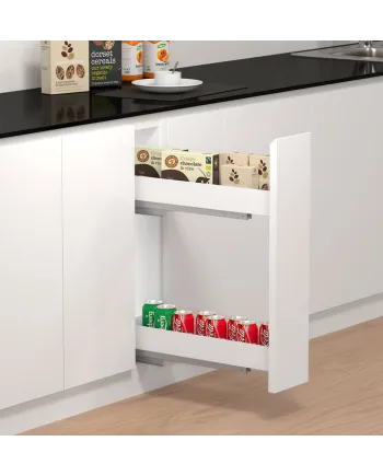 Botellero NEO System 70 cm Blanco | Extraíble Cocina Compacto