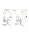 Botellero NEO System 80 cm Blanco | Extraíble Cocina Alto