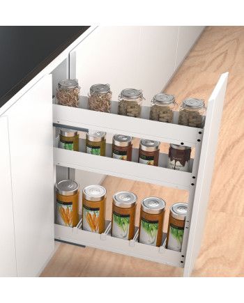 Botellero NEO System 80 cm Blanco | Extraíble Cocina Alto