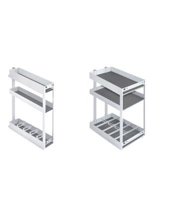 Botellero NEO System 80 cm Blanco | Extraíble Cocina Alto