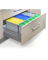 Contenedor Ecológico 60, 80 y 90cm 4 Cubos | Reciclaje Modular Cocina