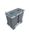 Cubo Basura Extraíble Ecofil 40 cm 2x18L | Sistema Manual