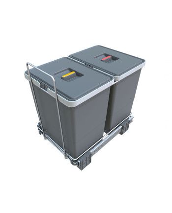 Cubo Basura Extraíble Ecofil 40 cm 2x18L | Sistema Manual