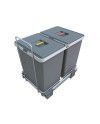 Cubo Basura Extraíble Ecofil 40 cm 2x18L | Sistema Manual