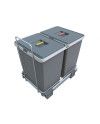 Cubo Basura Extraíble Ecofil 40 cm 2x18L | Sistema Manual