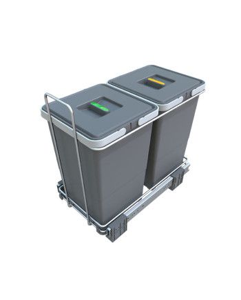 Cubo Basura Extraíble Ecofil 40 cm 2x18L | Sistema Manual