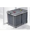 Cubo Basura Extraíble Ecofil 40 cm 2x18L | Sistema Manual