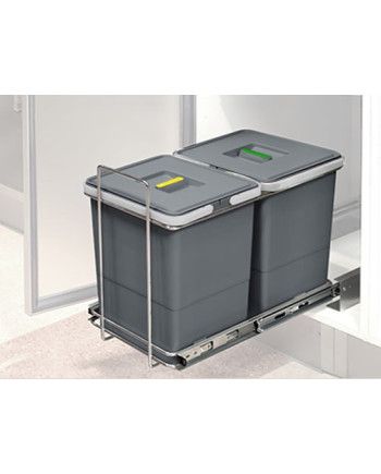 Cubo Basura Extraíble Ecofil 40 cm 2x18L | Sistema Manual