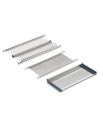 Escurreplatos Inox para Mueble Cocina | Juego Completo con Bandeja