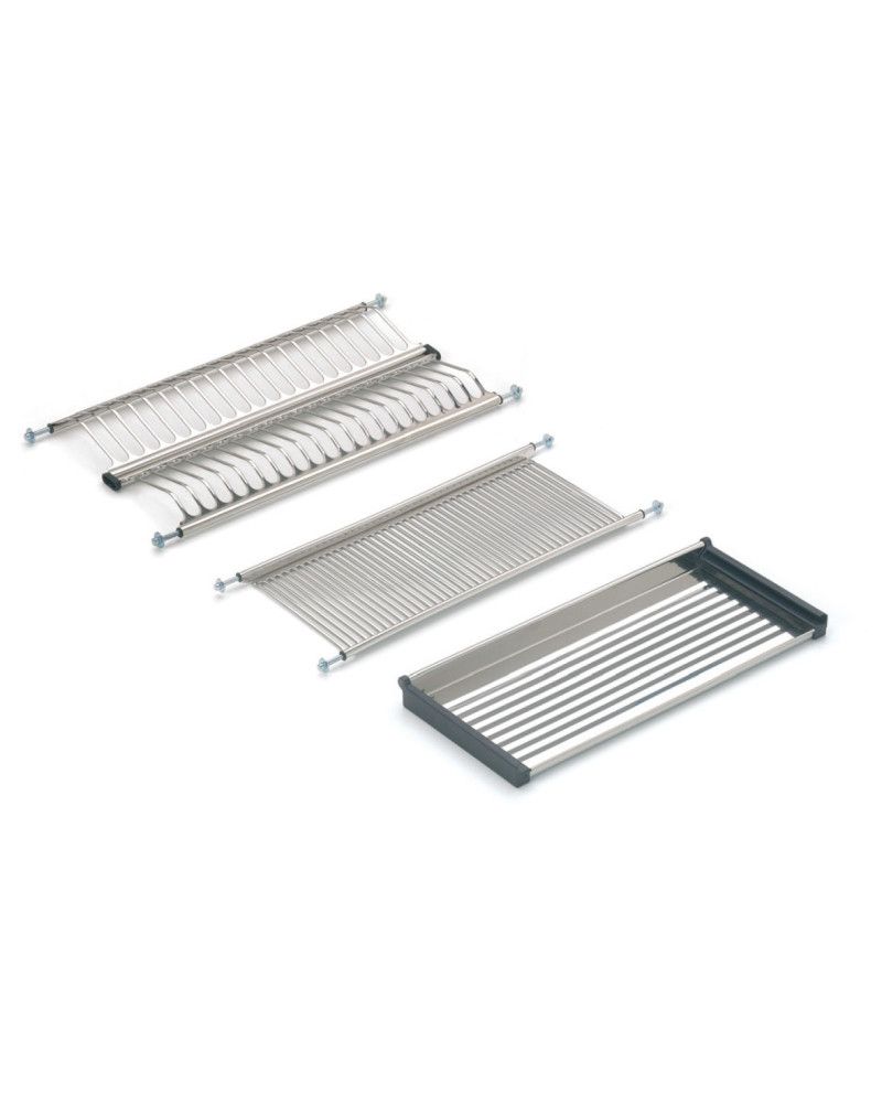 Escurreplatos Inox para Mueble Cocina | Juego Completo con Bandeja