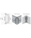 Rinconera Perfil Gola Tipo J | Sistema Chef LED Cocina