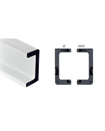 Tapas Perfil Gola Tipo J | Set 2 Sistema Chef LED Cocina