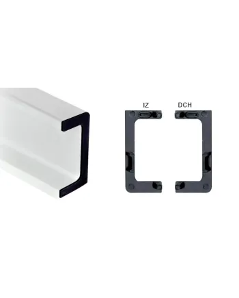 Tapas Perfil Gola Tipo J | Set 2 Sistema Chef LED Cocina