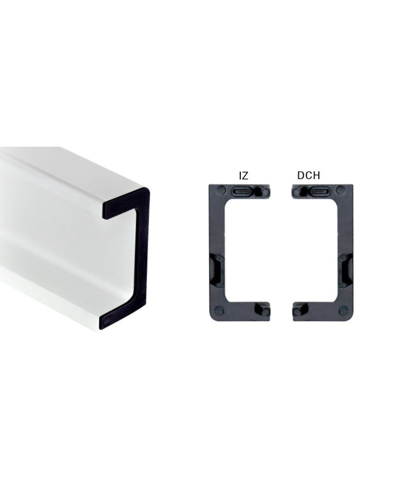 Tapas Perfil Gola Tipo J | Set 2 Sistema Chef LED Cocina