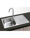 Fregadero Inox 80x48 Sobre Encimera | Modelo Viena