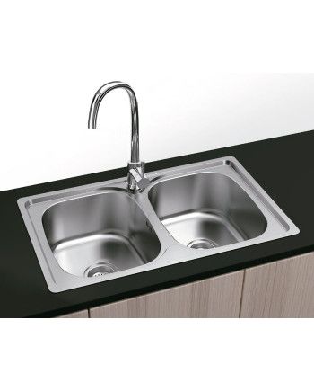 Fregadero Inox 80x48 Sobre Encimera | Serie Dublín Cocina