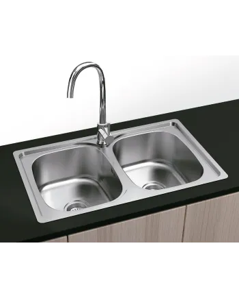 Fregadero Inox 80x48 Sobre Encimera | Serie Dublín Cocina