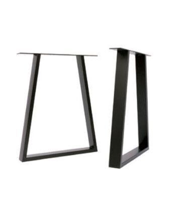 Pata mesa ángulo positivo acero/negro A/780 2 und | Ref. F15302-NM