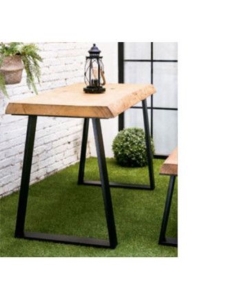 Pata mesa ángulo positivo acero/negro A/780 2 und | Ref. F15302-NM