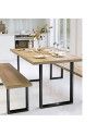 Pata mesa cuadrado 710x780 2 und | Bajo Pedido | Ref. F15322-NM
