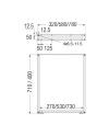 Pata mesa cuadrado 710x780 2 und | Bajo Pedido | Ref. F15322-NM