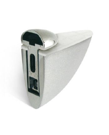 Soporte Pelícano Cromo Mate 69x25 | Hasta 30 kg Estante