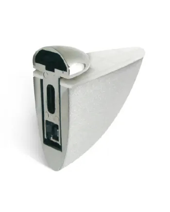 Soporte Pelícano Cromo Mate 69x25 | Hasta 30 kg Estante