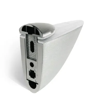 Soporte Pelícano Grande Cromo Mate 105x39 | Hasta 50 kg