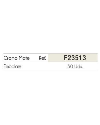 Soporte Pelícano Grande Cromo Mate 105x39 | Hasta 50 kg