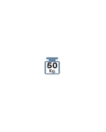 Soporte Pelícano Grande Cromo Mate 105x39 | Hasta 50 kg