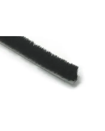Cepillo Adhesivo Blanco 6,5x5 mm 1 m | Burlete para Puertas Correderas