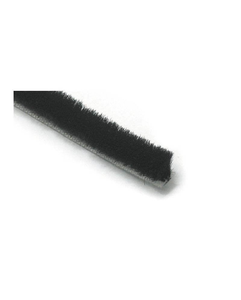 Cepillo Adhesivo Blanco 6,5x5 mm 1 m | Burlete para Puertas Correderas