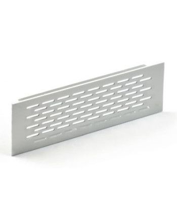 Rejilla Ventilación Zócalo 225 mm Plata Mate | Cocina Muebles