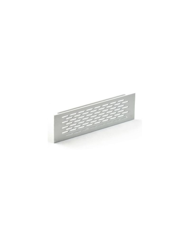 Rejilla Ventilación Zócalo 225 mm Plata Mate | Cocina Muebles