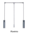 Colgador Abatible Armario Extensible | Perchero Extraíble Elevable