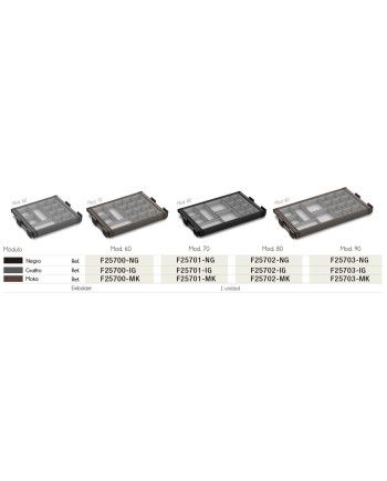 Organizador Accesorios Armario Extensible Grafito | Ajustable Módulos