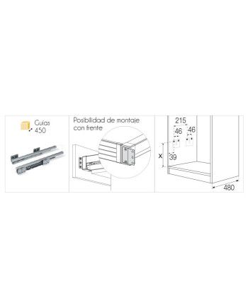 Organizador Accesorios Armario Extensible Grafito | Ajustable Módulos