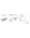 Organizador Accesorios Armario Extensible Grafito | Ajustable Módulos